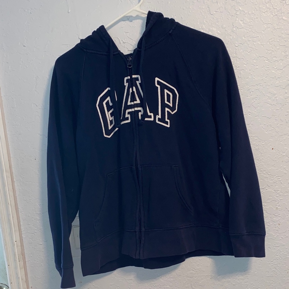 GAP Dark Blue Zip-Up Hoodie